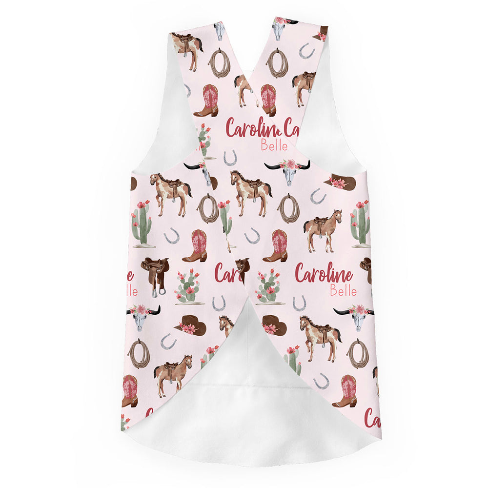 Personalized Kids Apron | Charming Cowgirl