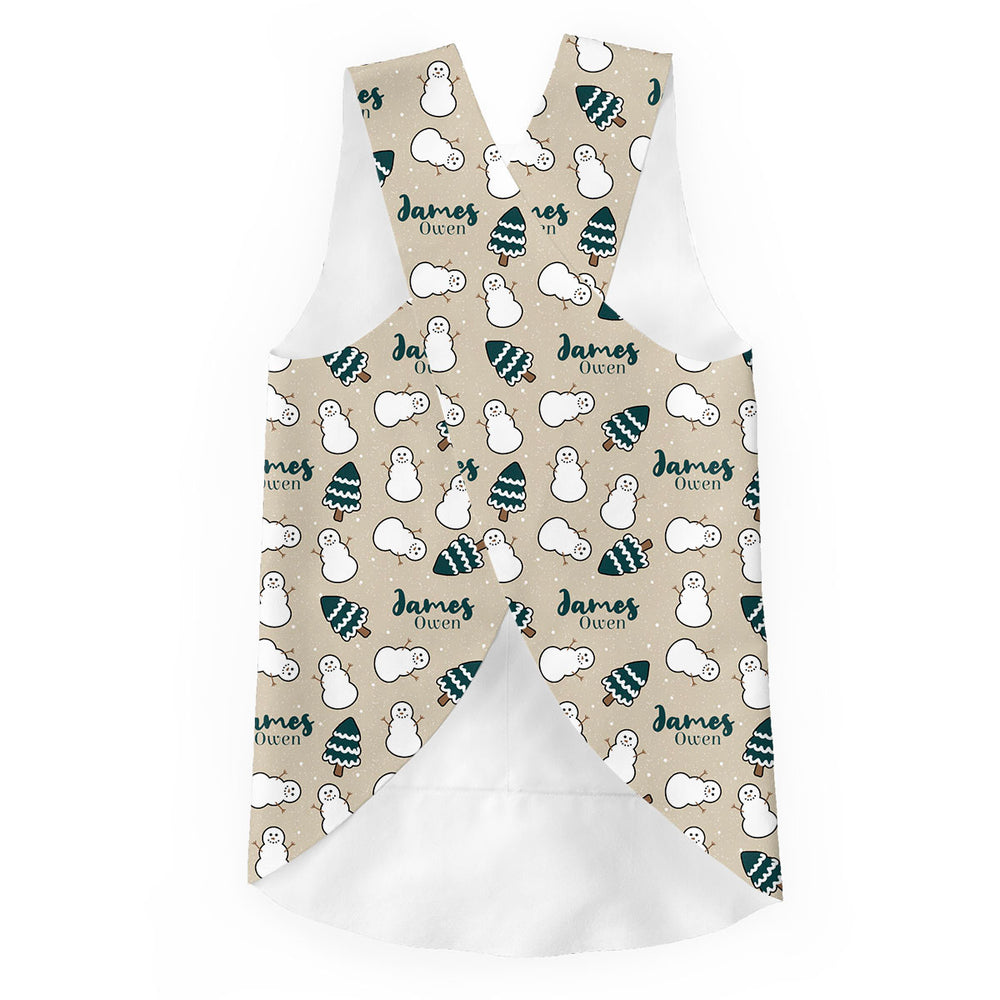 Personalized Kids Apron | Evergreen Frost