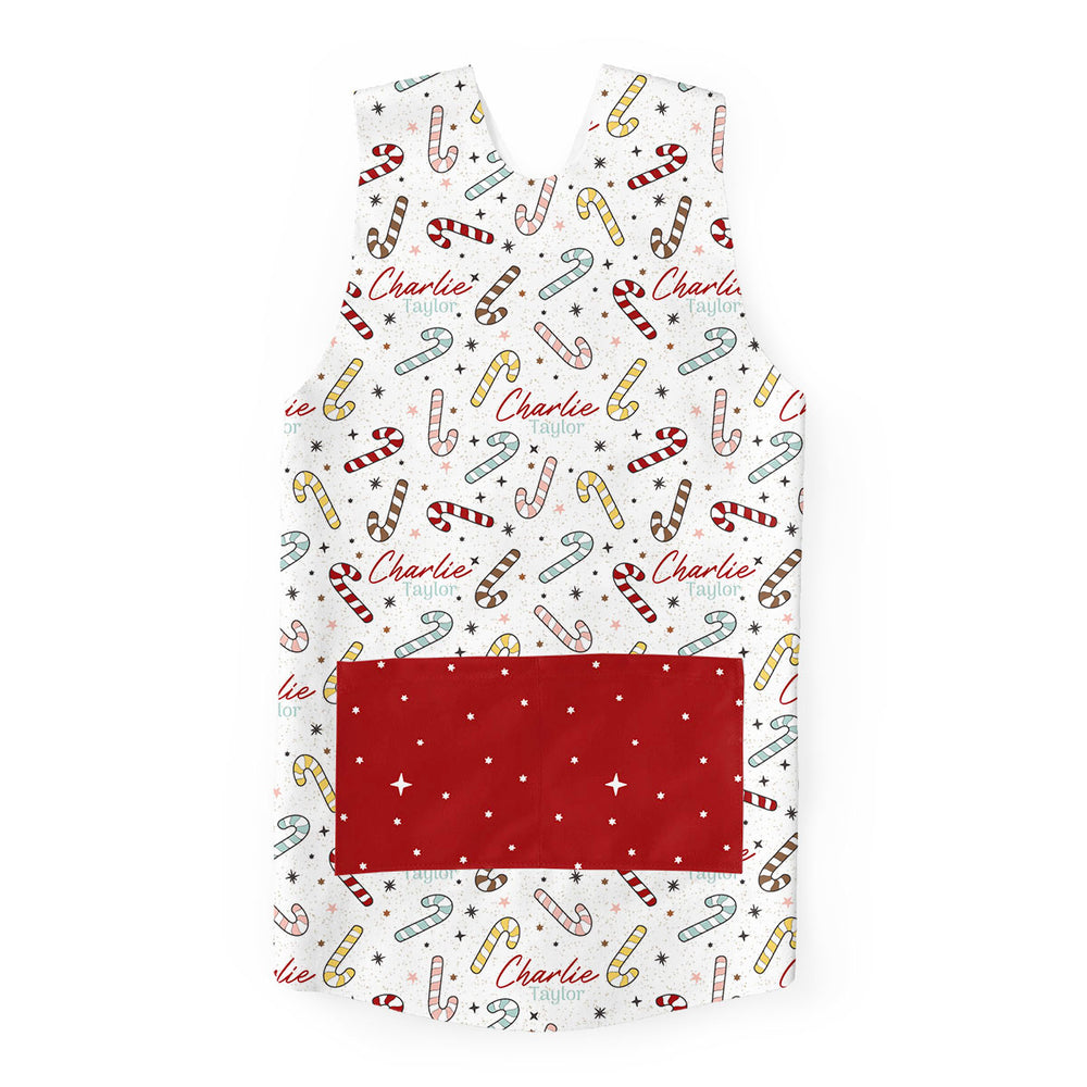 Personalized Kids Apron | Candy Cane Lane