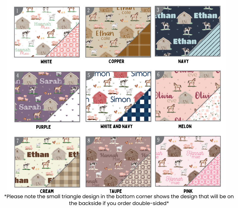 Personalized Swaddle Blanket | Baby Animal Days