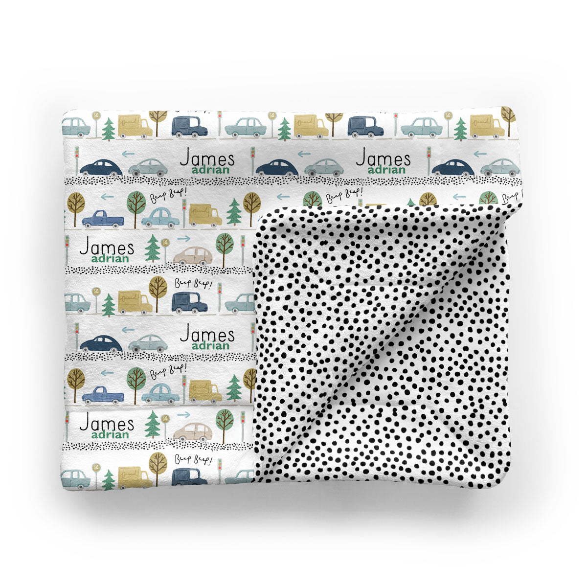 Personalized Baby Minky Blanket | City Slicker
