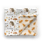 Personalized Baby Minky Blanket | Hedgehog Forest