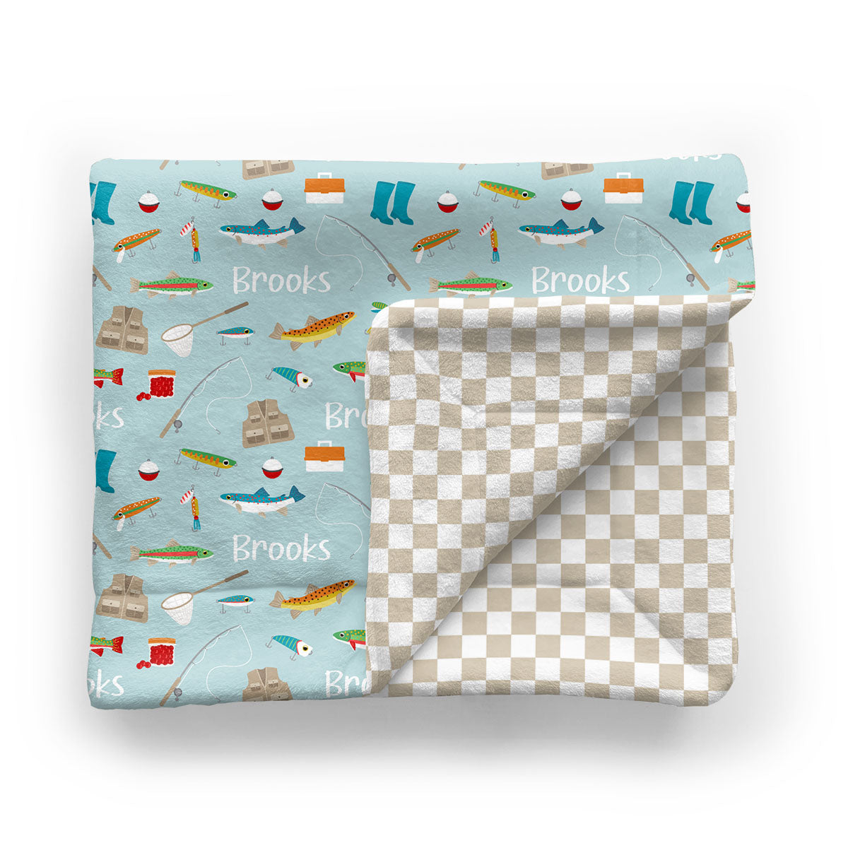 Personalized Baby Minky Blanket | Jumping Jigs