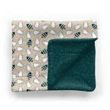 Minky Blanket | Evergreen Frost