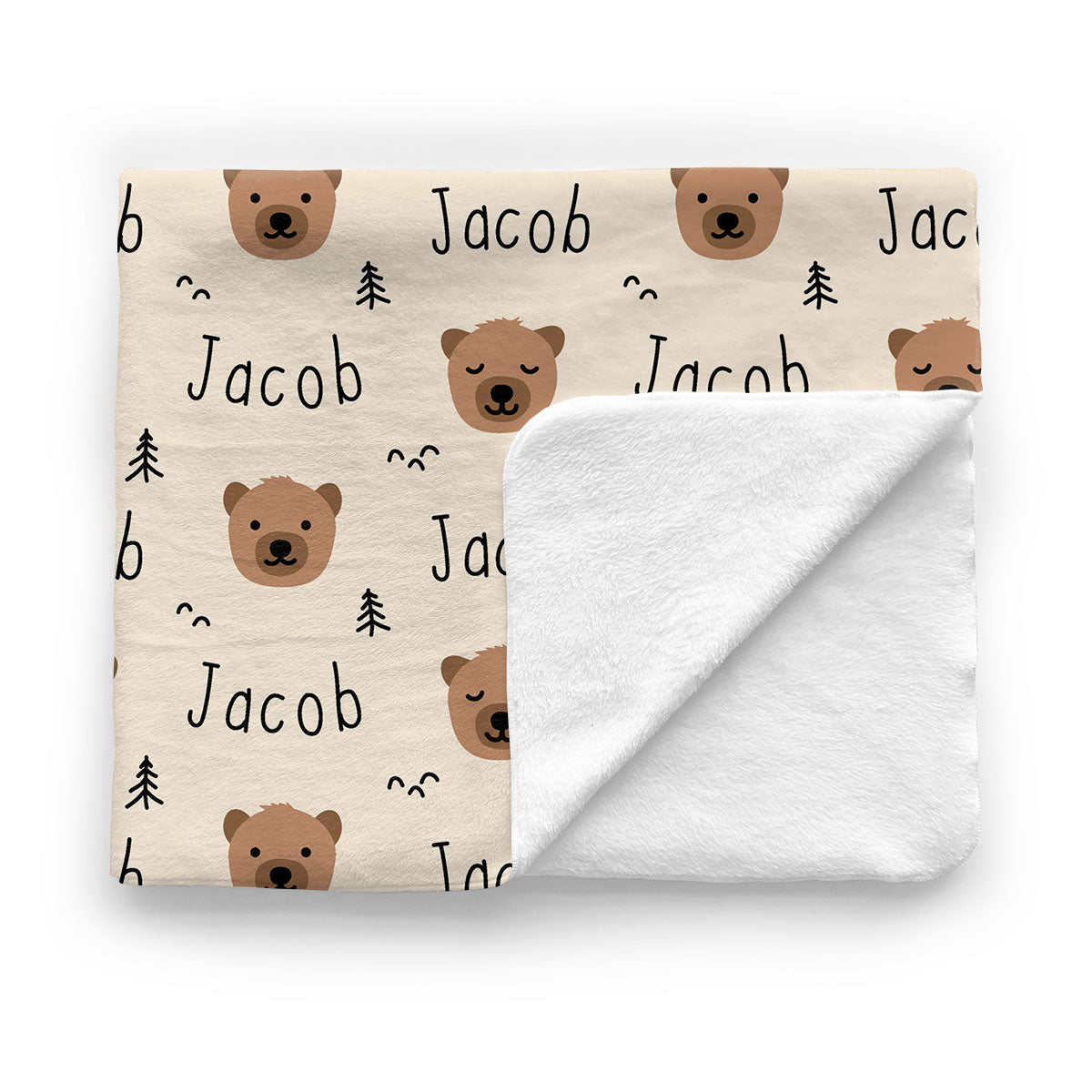 Personalized Baby Minky Blanket | Bear Necessities