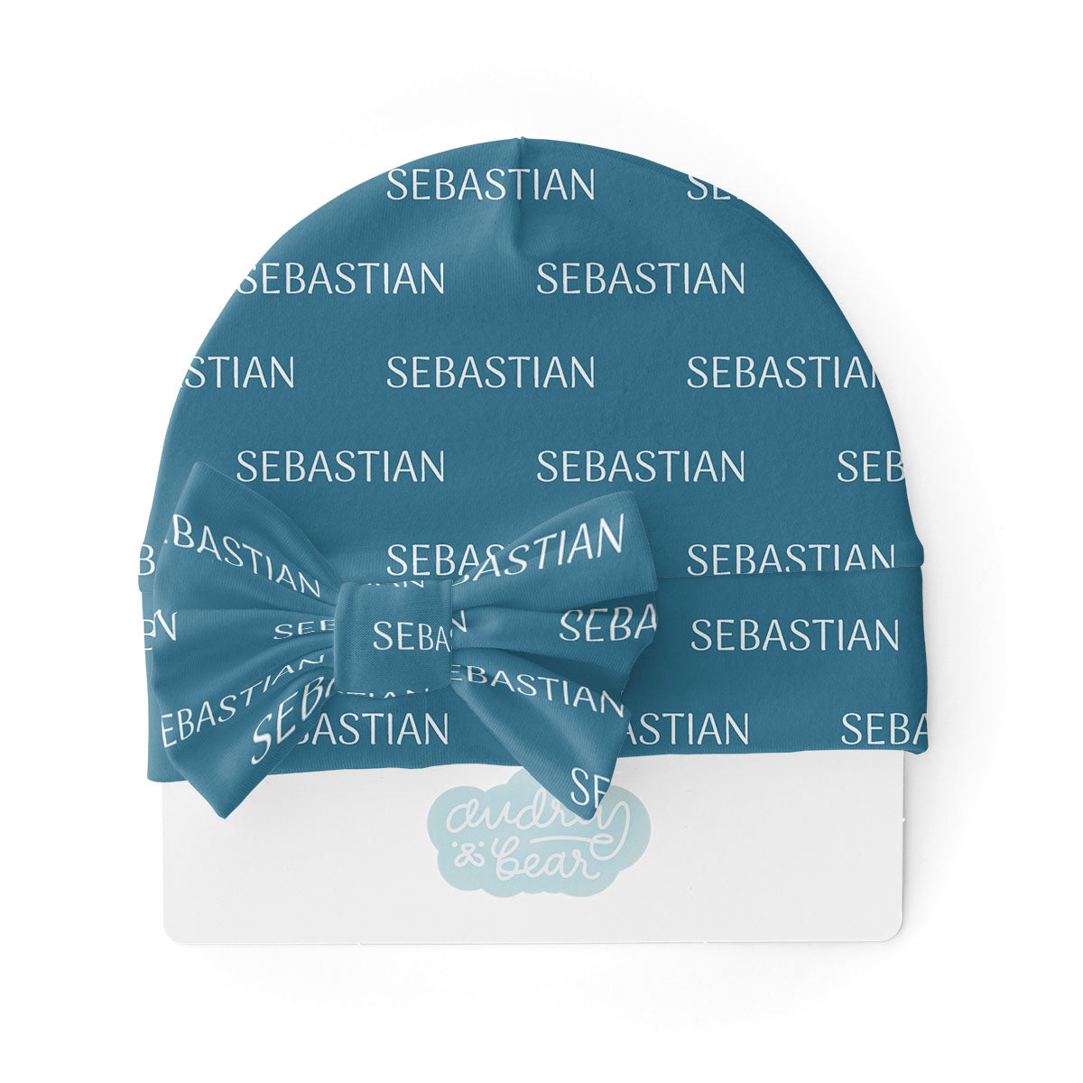 Personalized Swaddle & Hat Set | Simplicity