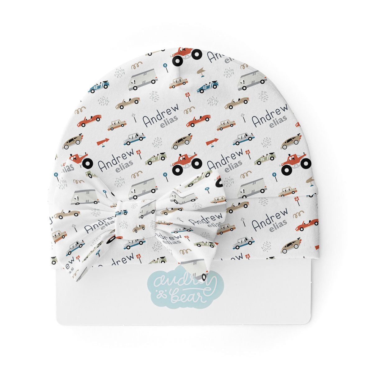 Personalized Swaddle & Hat Set | Speedway