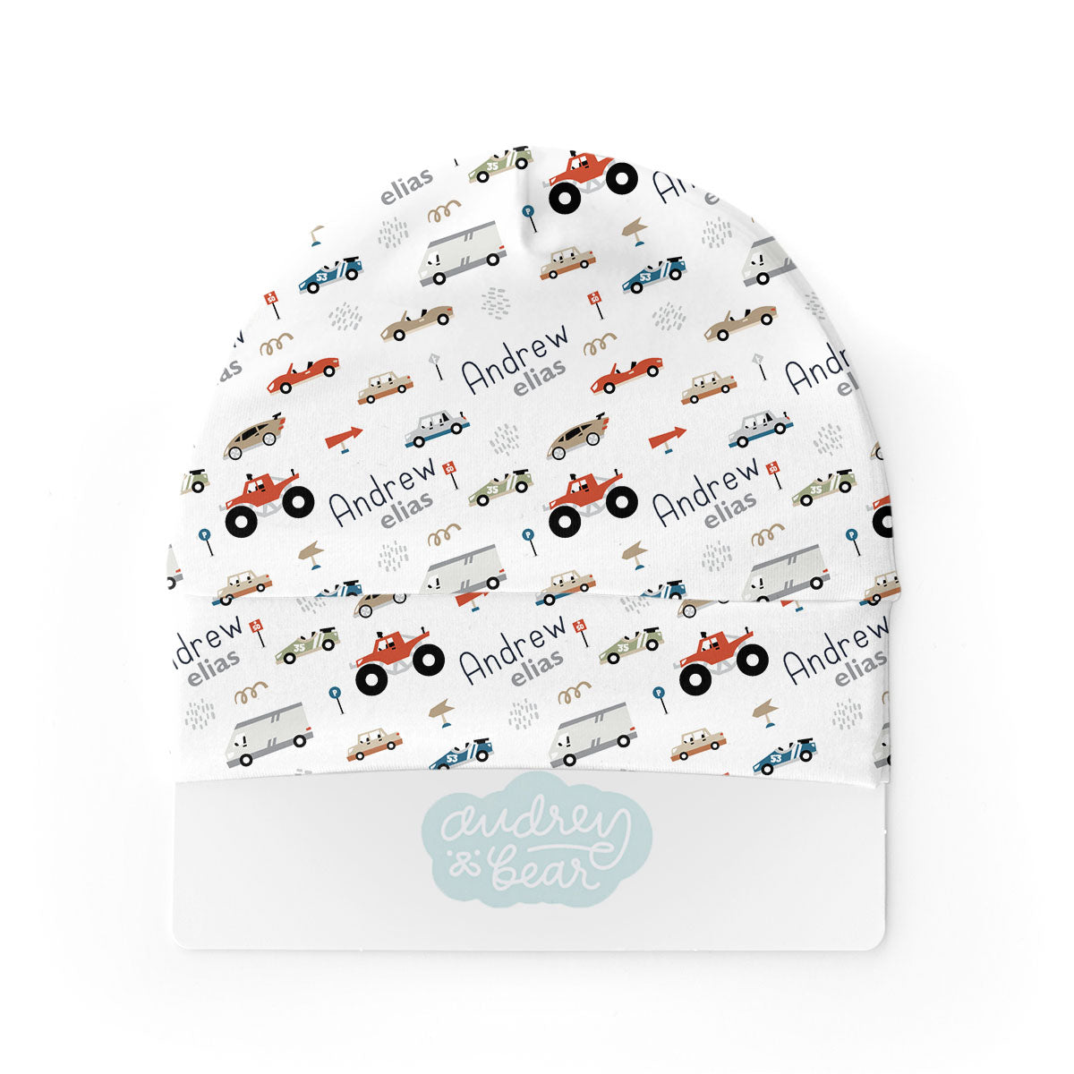 Personalized Swaddle & Hat Set | Speedway