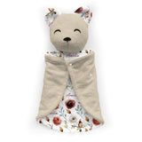 Personalized Bear Lovey | Autumn Bloom