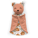 Personalized Bear Lovey | Autumn Floral (Cate & Rainn Design)