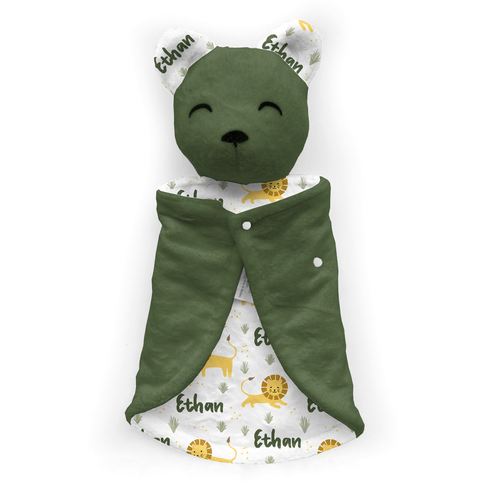 Personalized Bear Lovey | Lion Lullabies