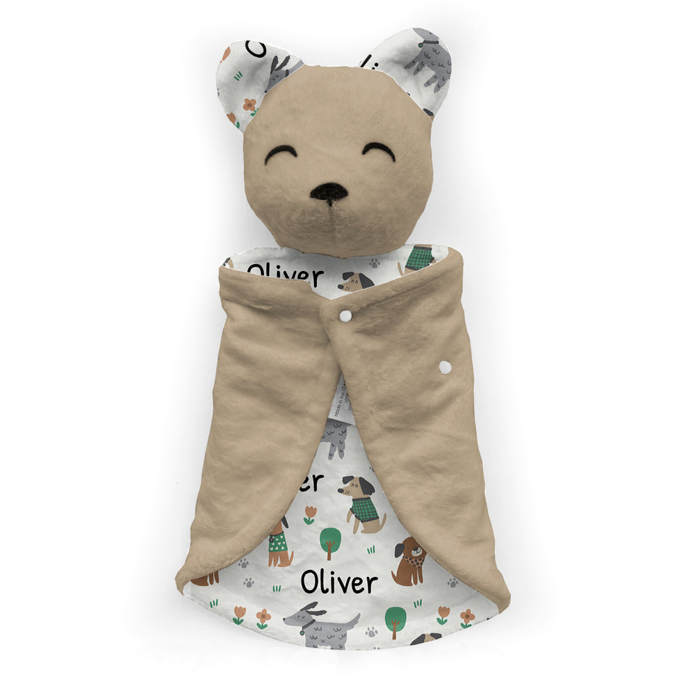 Personalized Bear Lovey | Puppy Love