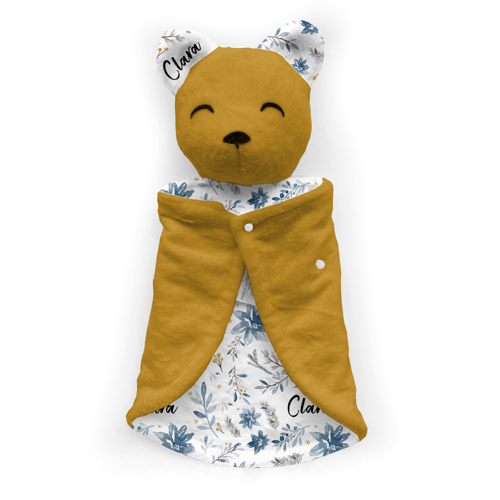 Personalized Bear Lovey | Winter Whispers