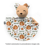 Personalized Bear Lovey | Pumpkin Patch (Cate & Rainn Design)
