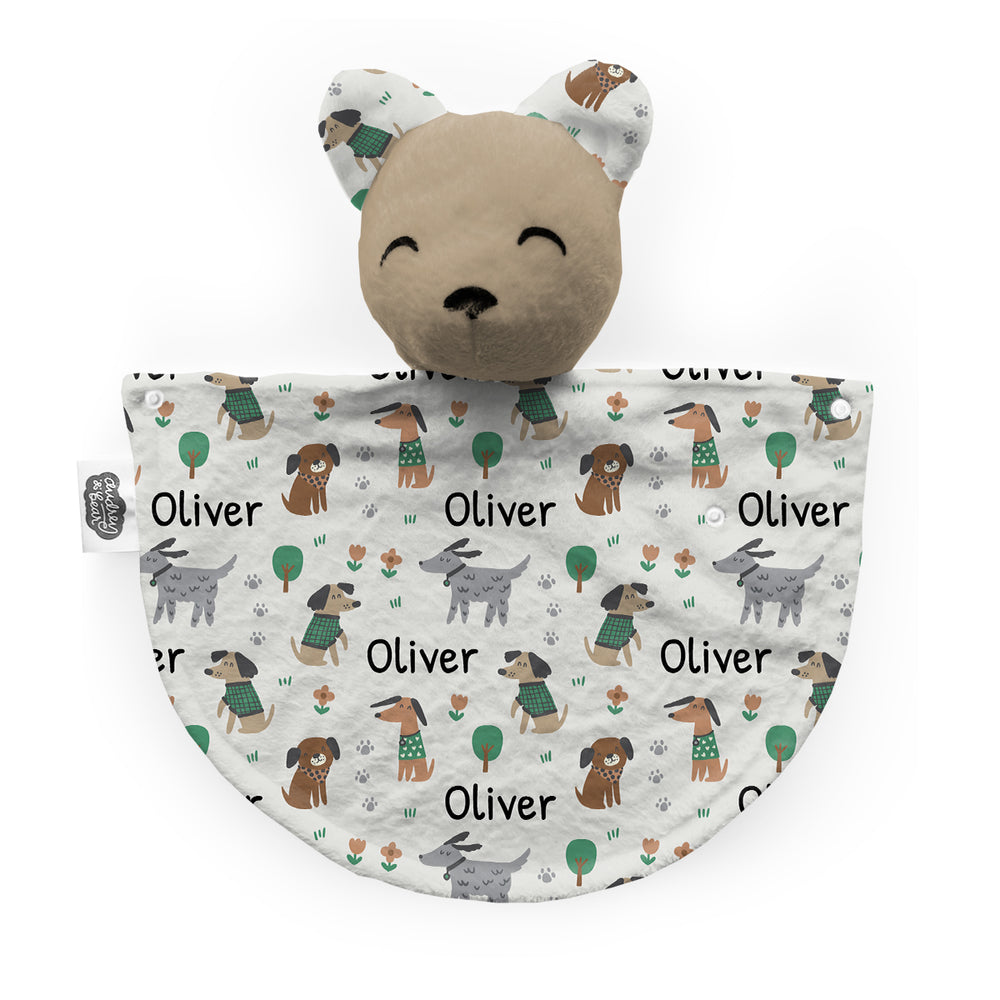 Personalized Bear Lovey | Puppy Love