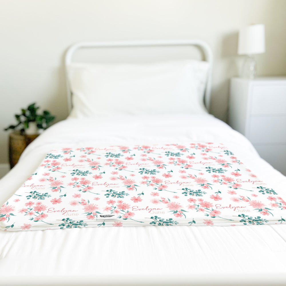 Personalized Big Bear Swaddle Blanket | Beautiful Blossoms