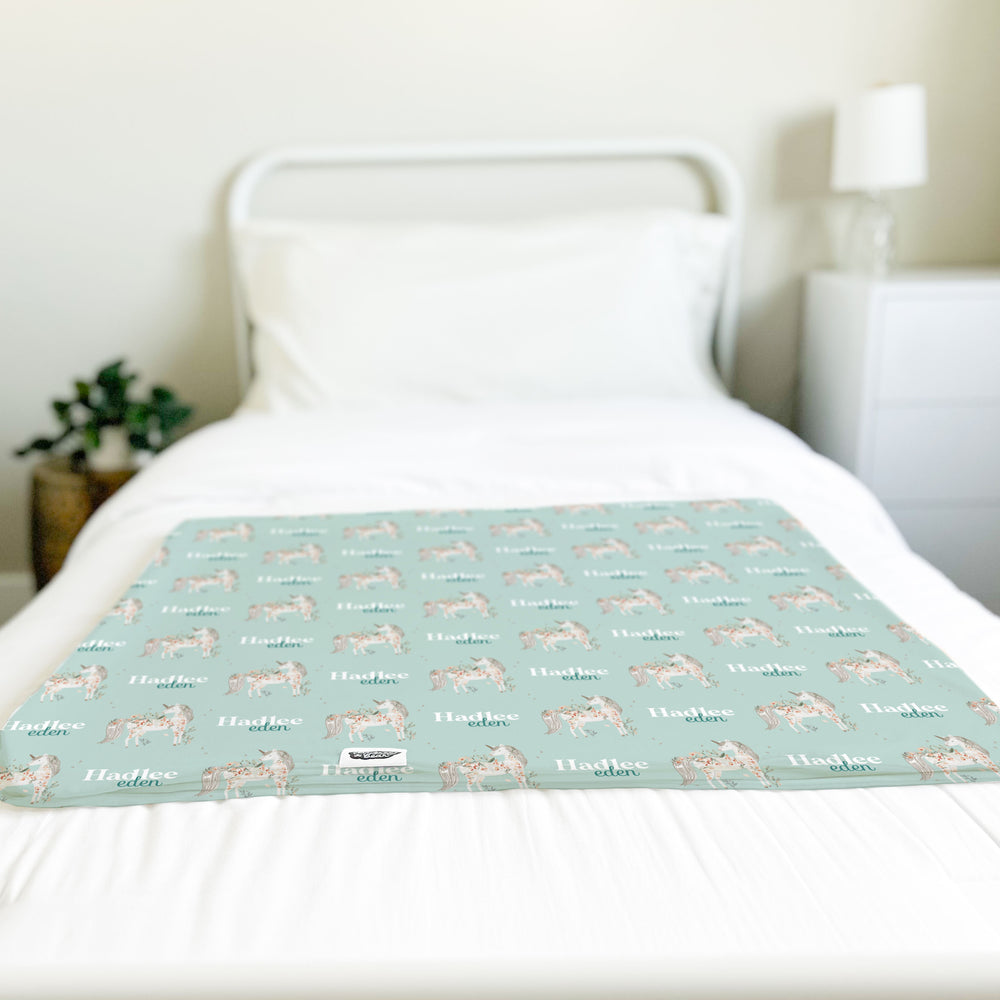 Personalized Big Bear Swaddle Blanket | My Little Unicorn