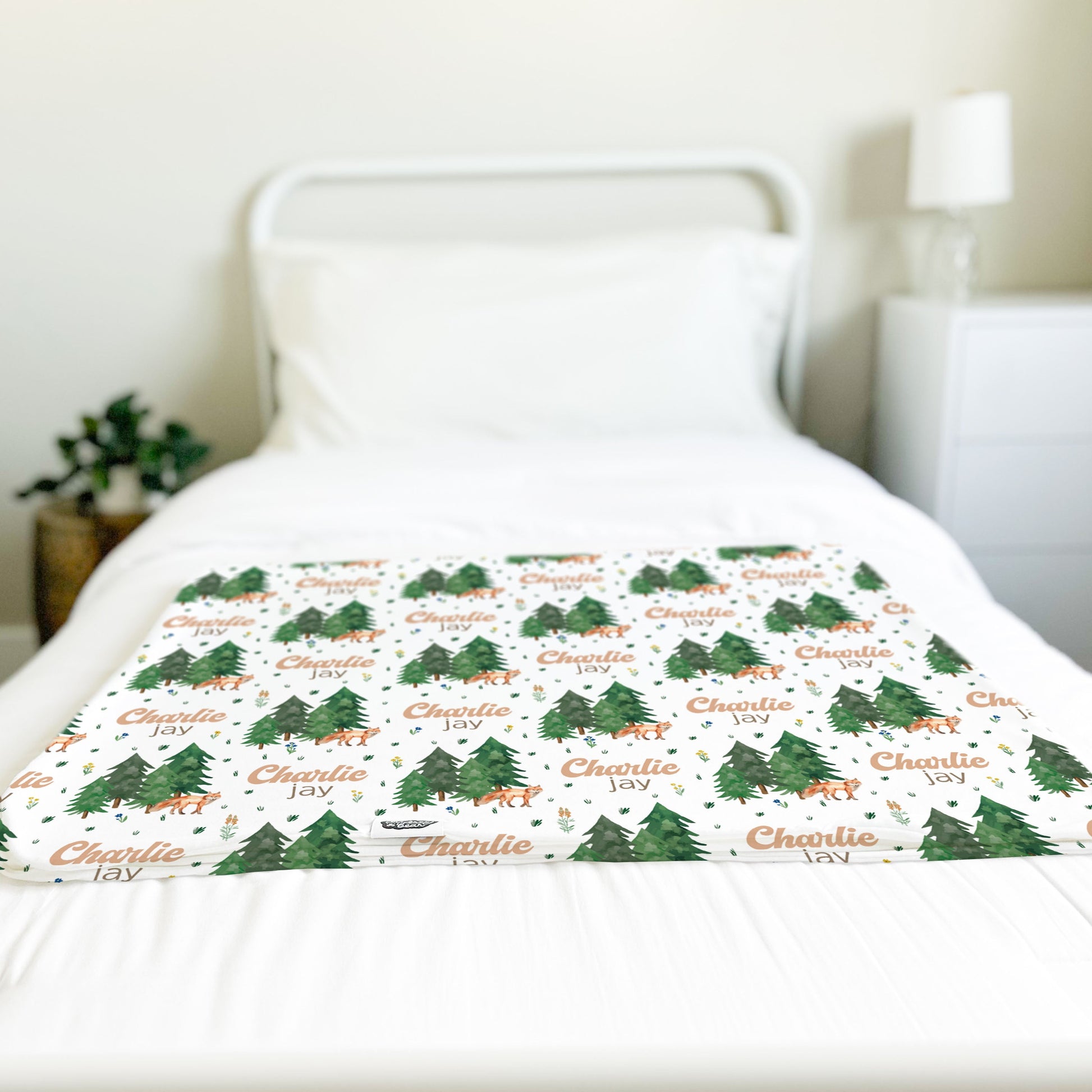 Personalized Big Bear Swaddle Blanket | Timber Trails