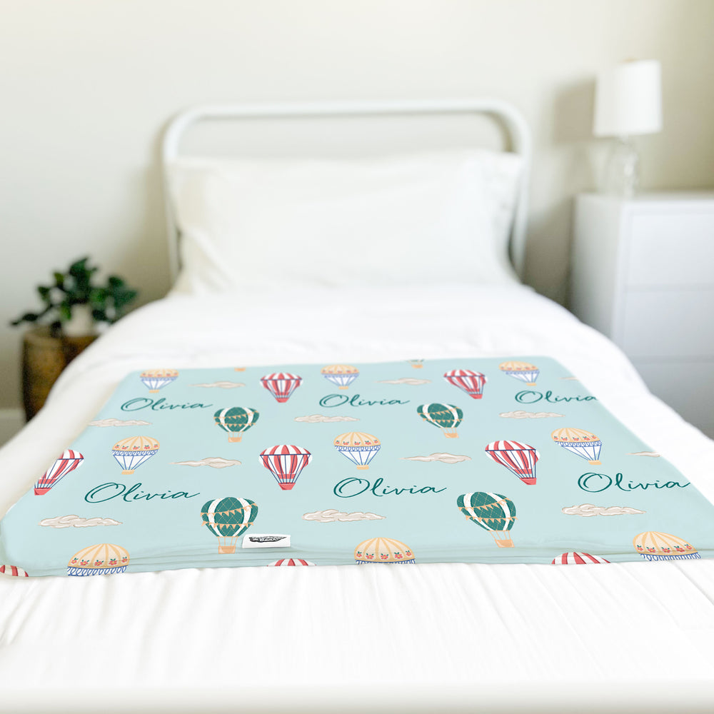 Personalized Big Bear Swaddle Blanket | Time Flies