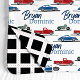 Personalized Big Bear Swaddle Blanket | Car Show