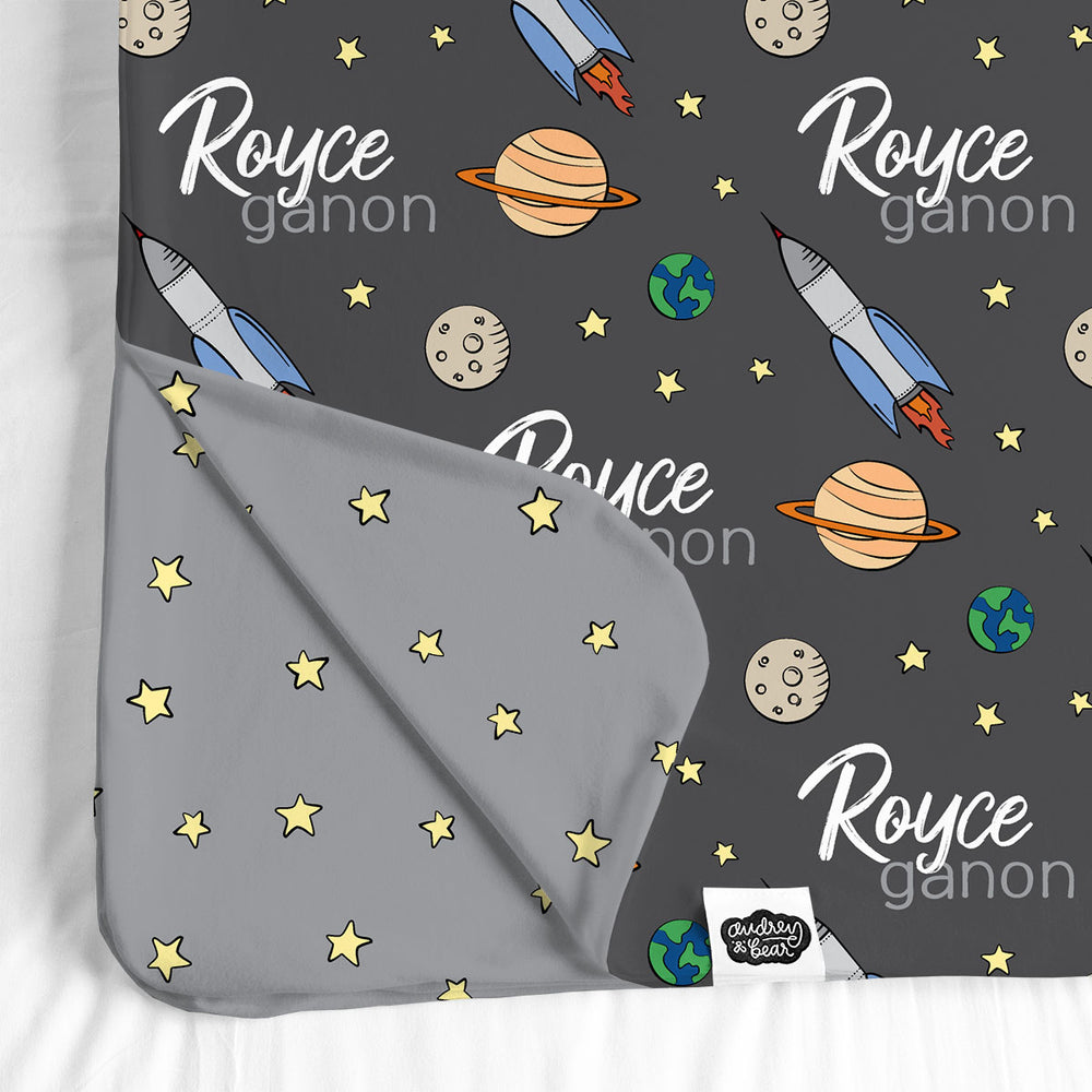 Personalized Big Bear Swaddle Blanket | Lost in Space