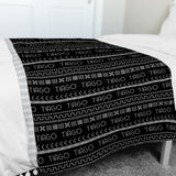 Personalized Big Bear Swaddle Blanket | Playful Aztec