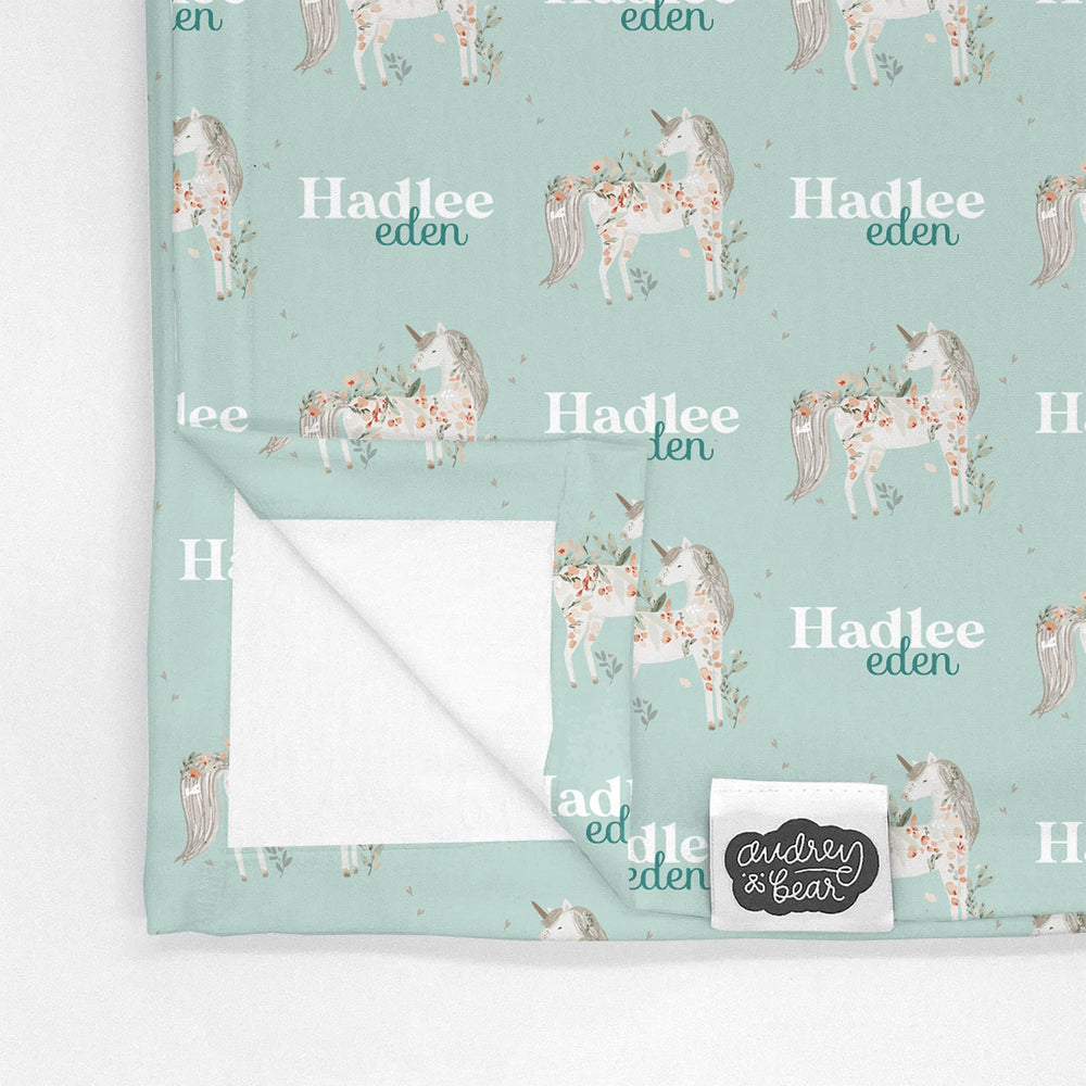 Personalized Big Bear Swaddle Blanket | My Little Unicorn