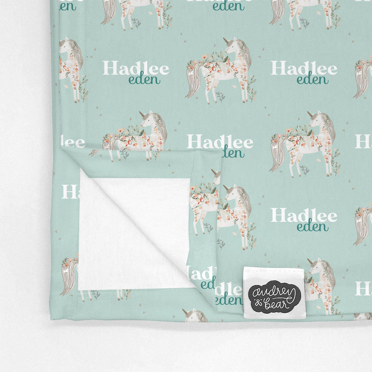 Personalized Big Bear Swaddle Blanket | My Little Unicorn
