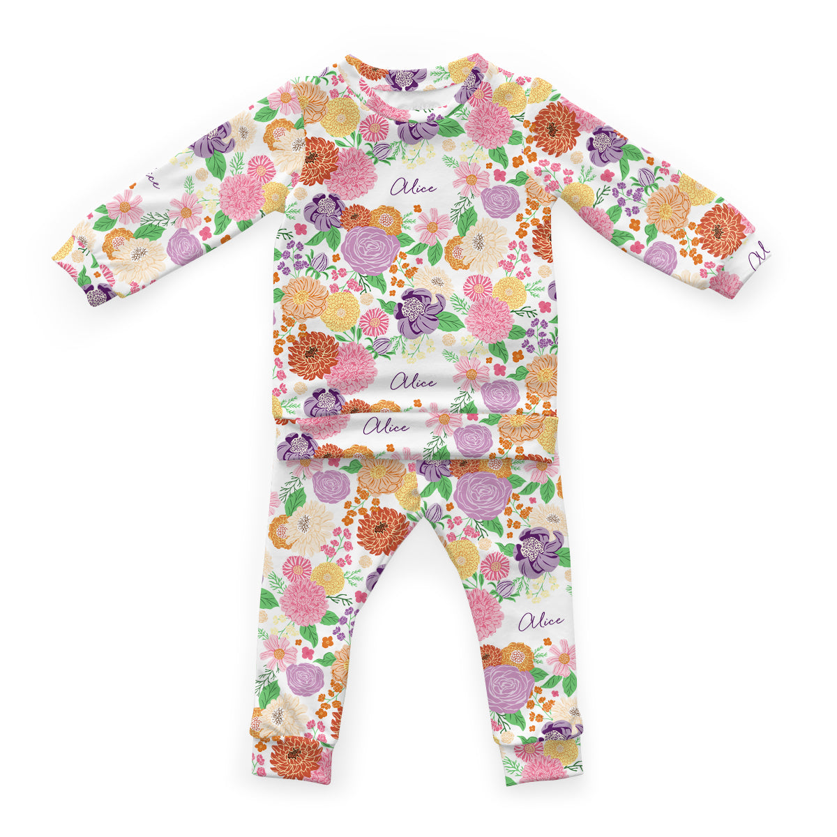 Personalized Cloudwear {Baby + Kid Loungewear} | Bursting Blooms