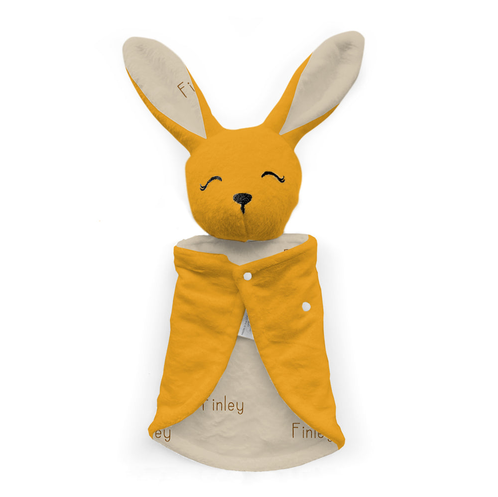 Personalized Bunny Lovey | Golden Hues