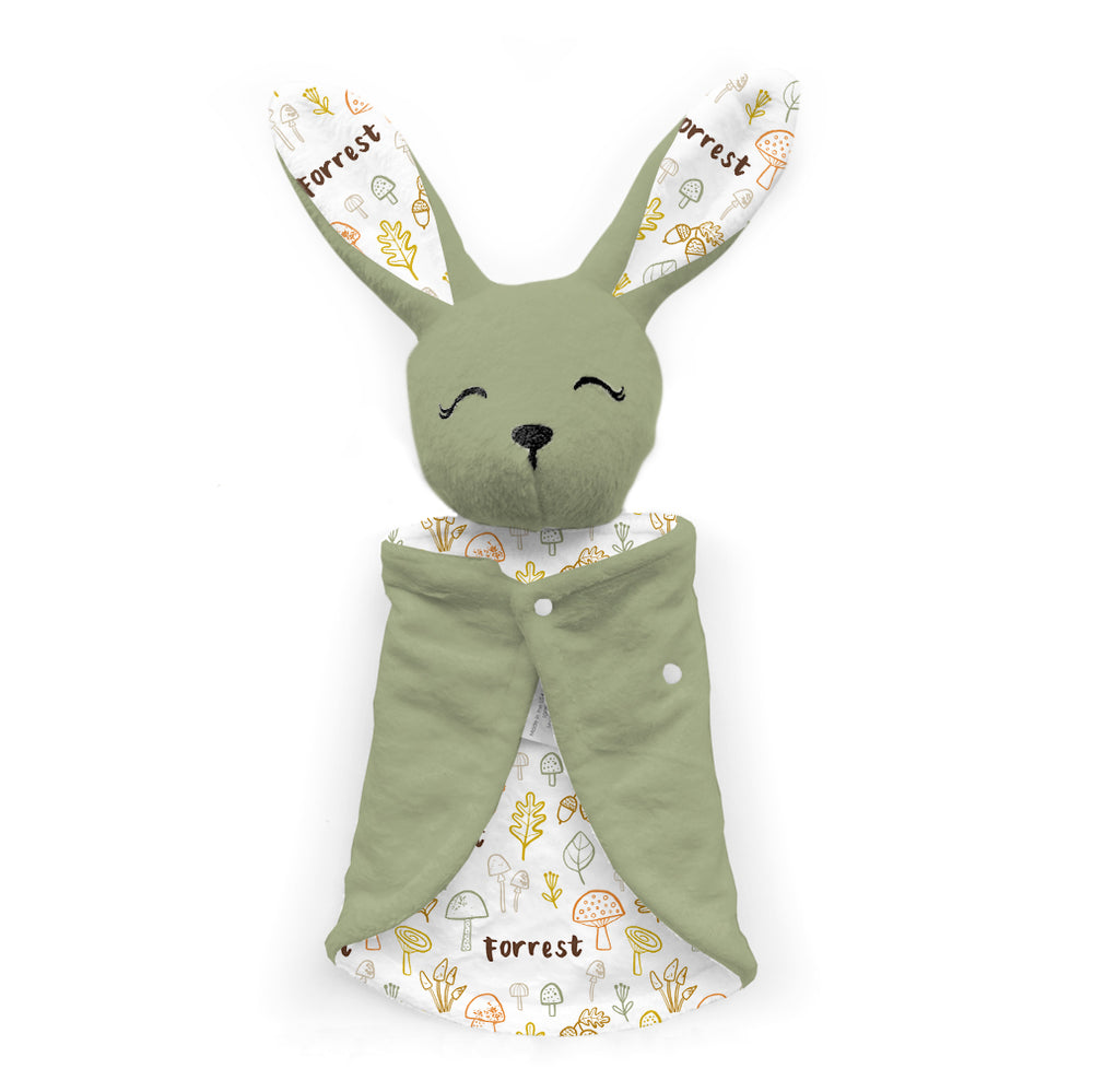 Personalized Bunny Lovey | Mushroom Doodles