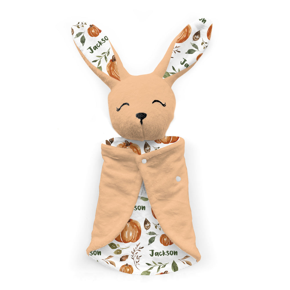 Personalized Bunny Lovey | Pumpkin Patch (Cate & Rainn Design)