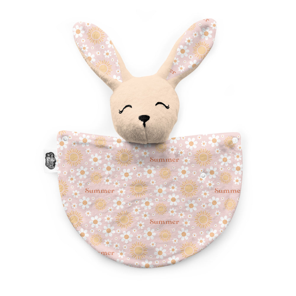 Personalized Bunny Lovey | Sunny Daisies