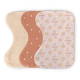 Personalized Burp Cloth Set | Sunny Daisies
