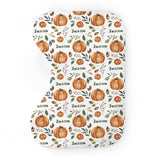 Personalized Bib & Burp Cloth Set | Pumpkin Patch (Cate & Rainn Design)