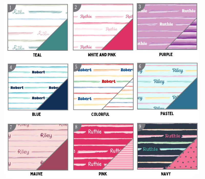 a bunch of different papers with different colors