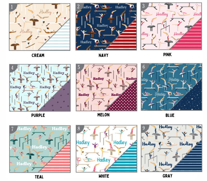 a bunch of different types of fabric