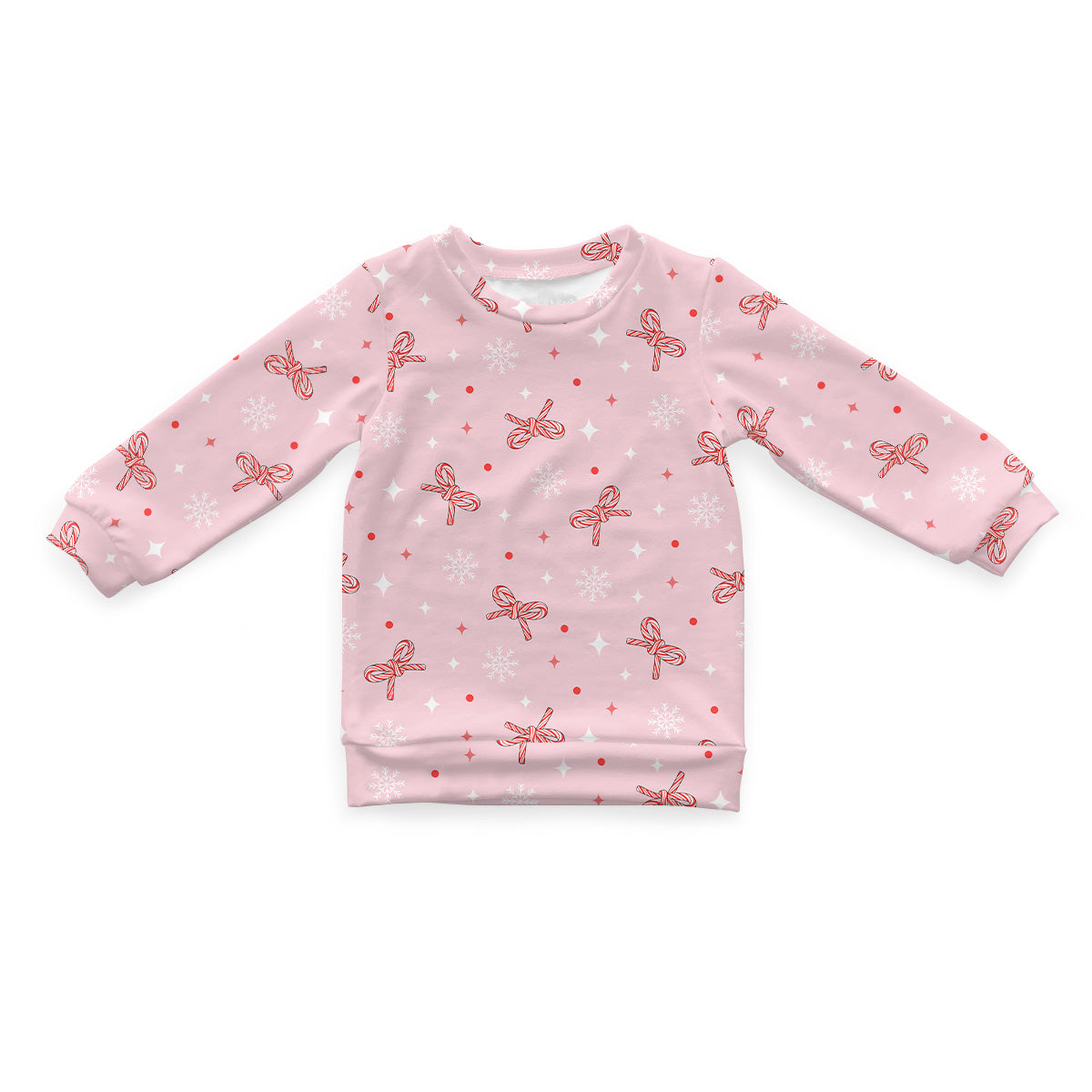 Cloudwear {Baby + Kids Loungewear} | Candy Cane bows