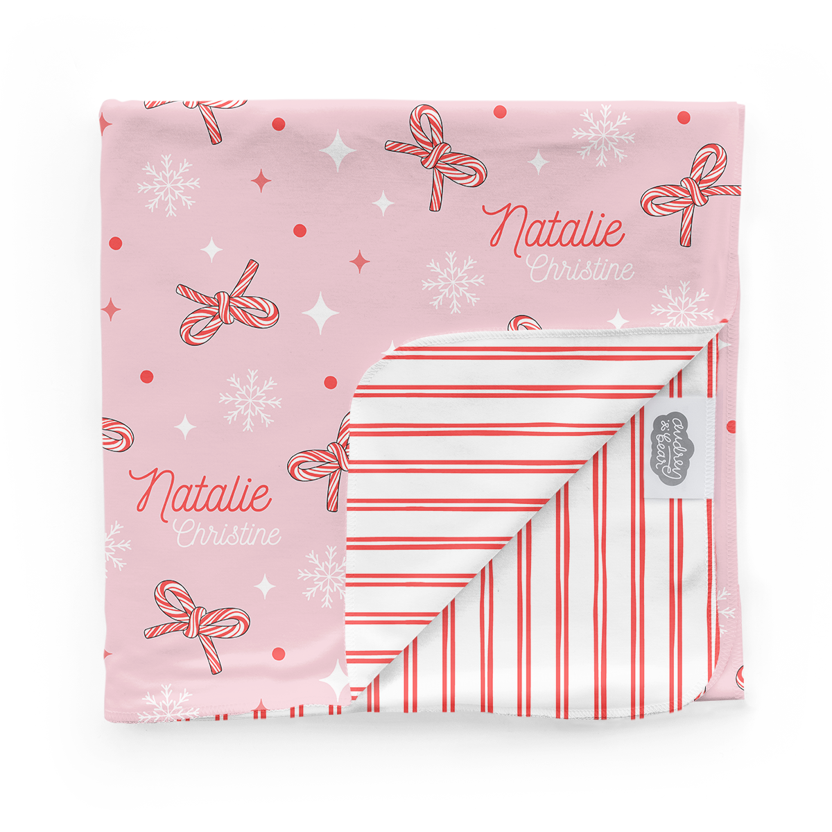 Personalized Fresh 48 Bundle | Candy Cane bows