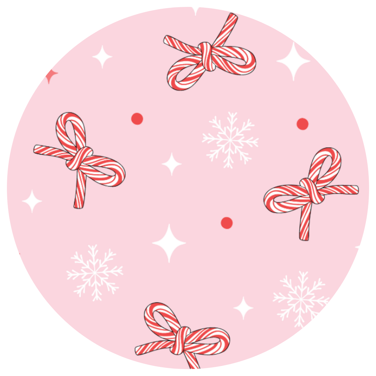 Candy Cane Bows