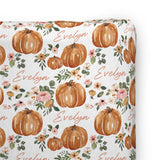 Personalized Changing Pad Cover | Autumn Floral (Cate & Rainn Design)