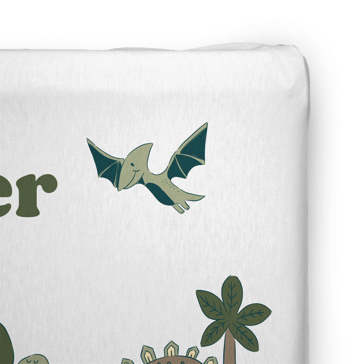 Personalized Changing Pad Cover | Dancing Dinos