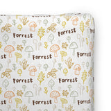 Personalized Changing Pad Cover | Mushroom Doodles