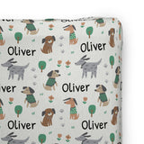 Personalized Changing Pad Cover | Puppy Love