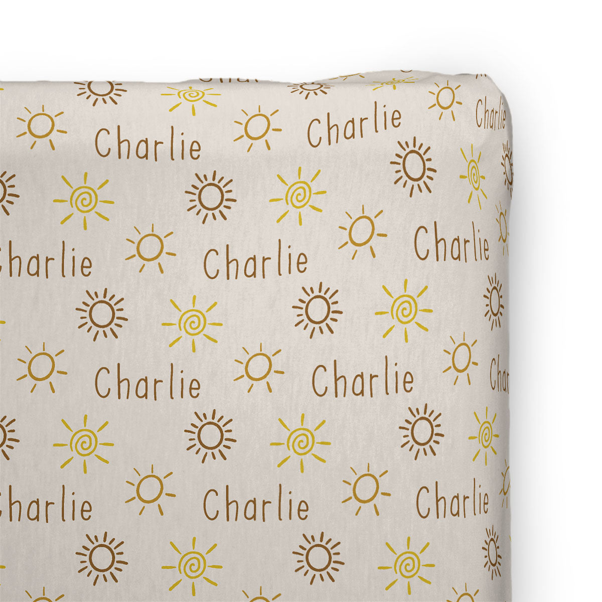 Personalized Changing Pad Cover | Rustic Sunshine