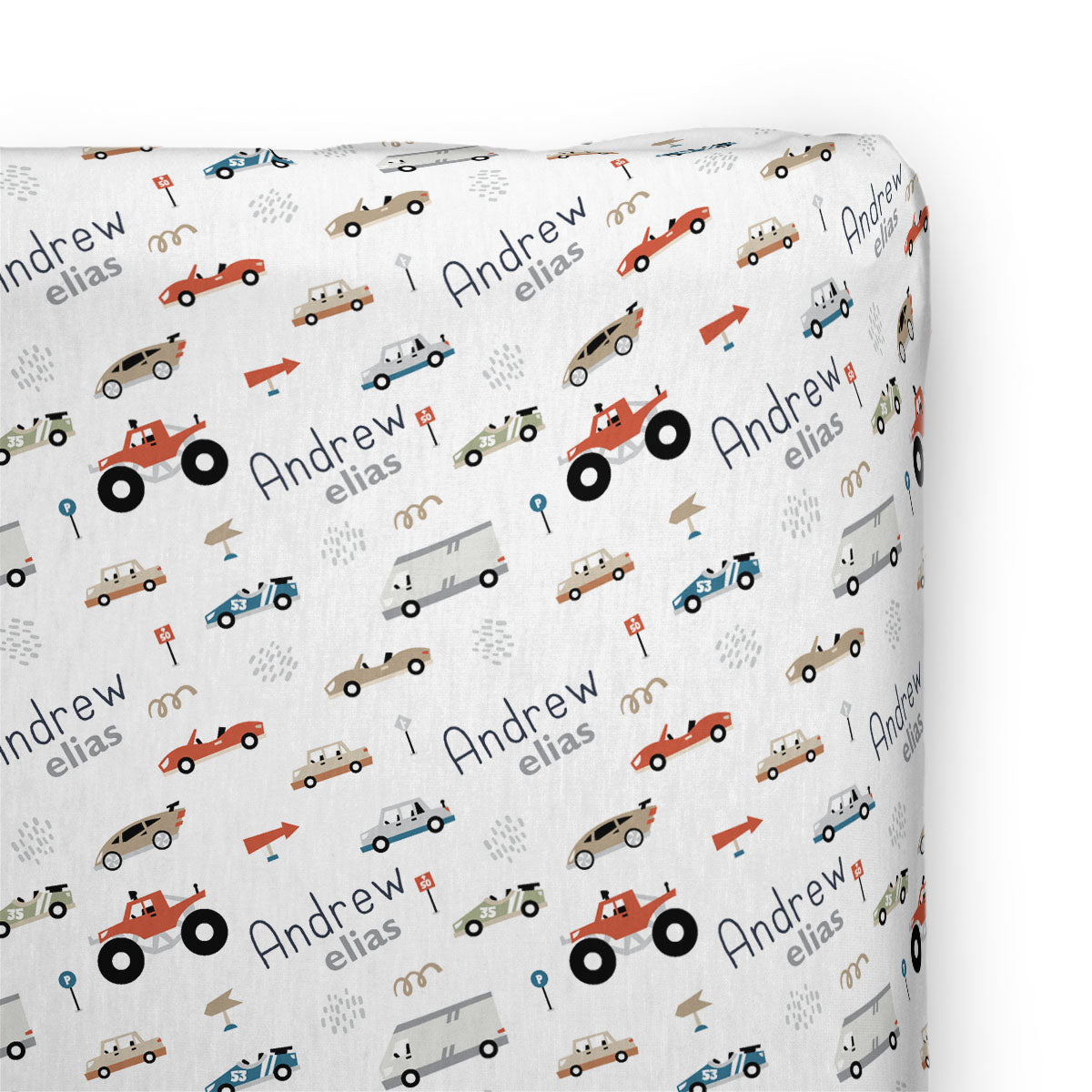 Personalized Changing Pad Cover | Speedway