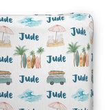 Personalized Changing Pad Cover | Wave Rider