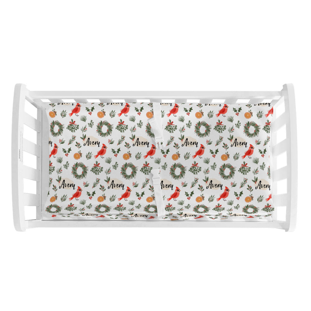 Personalized Changing Pad Cover | Cardinal Delight