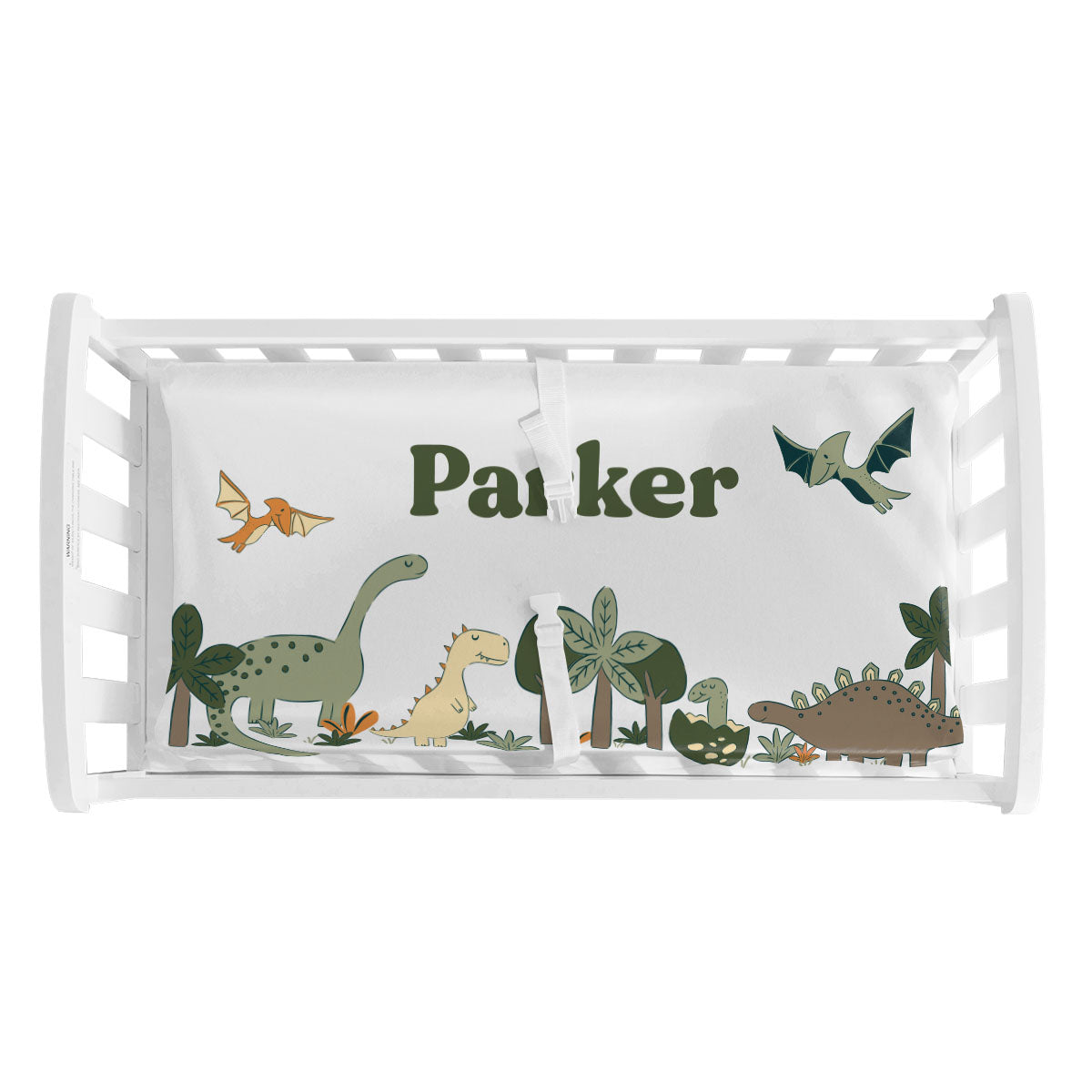Personalized Changing Pad Cover | Dancing Dinos