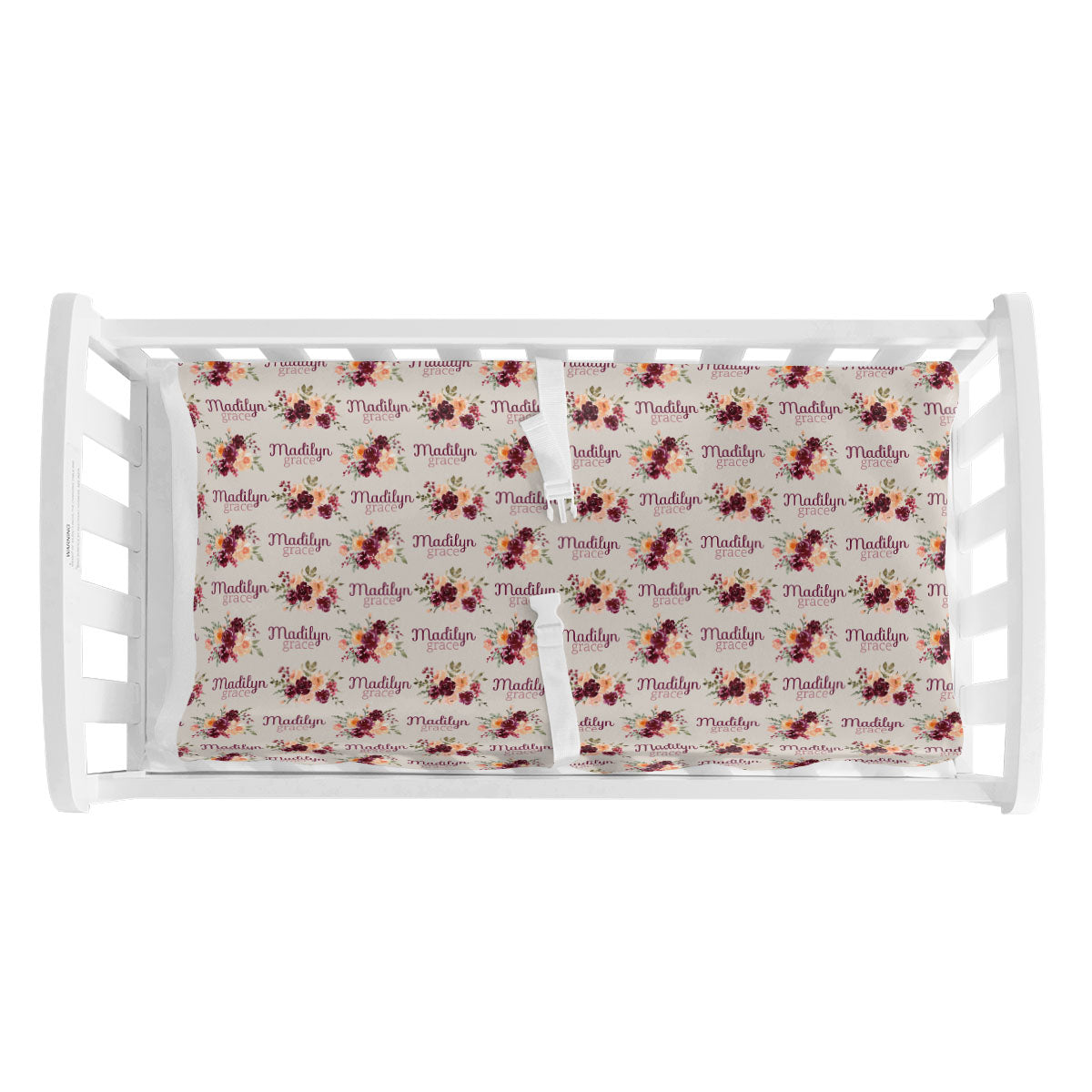 Personalized Changing Pad Cover |Harvest Floral